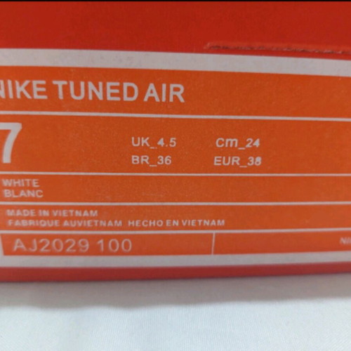 Nike Air Max Plus TN Triple White shoes EU 38