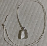 Quartz pendant necklace