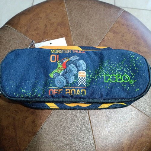 Polo Monster Truck Pencil Case new, oval, durable fabric