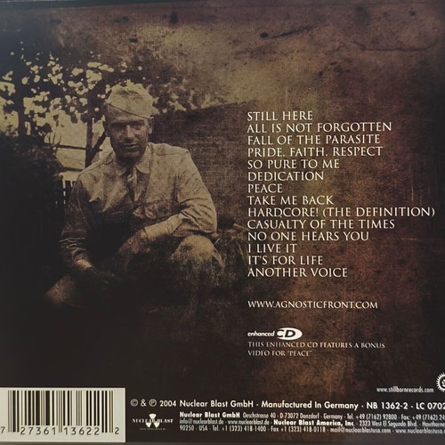 Agnostic Front Another Voice CD used, punk