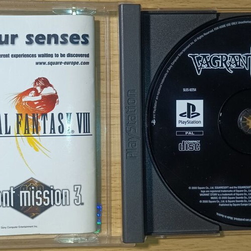 Vagrant Story PS1 game, Squaresoft