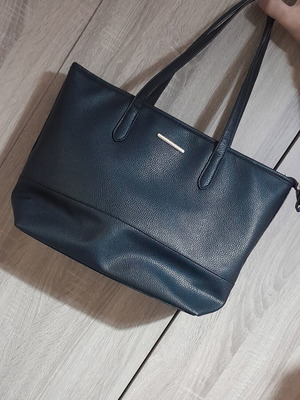 Large shoulder bag new, black