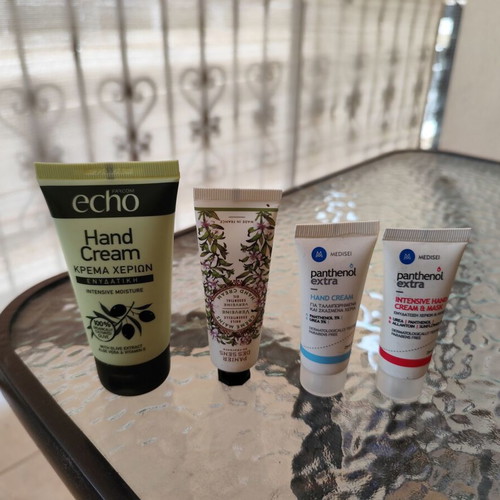 Hand and nail creams new, all together