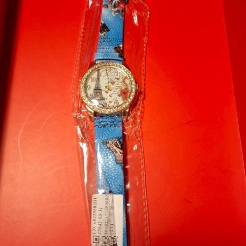Wristwatch women's new blue multicolor