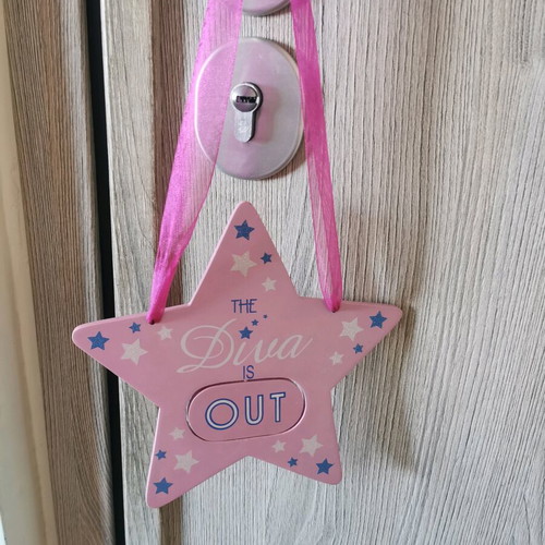 Star decoration for girl's room like new