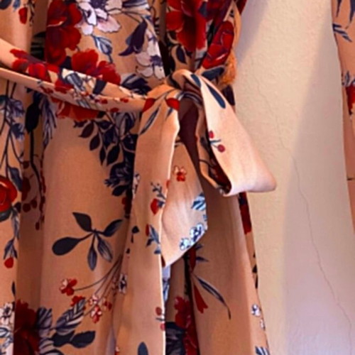 Summer maxi dress floral made in Italy one size like new