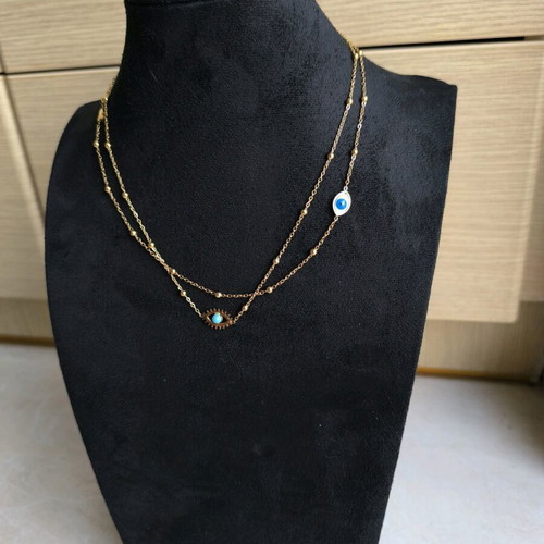 Women's necklace new from stainless steel gold