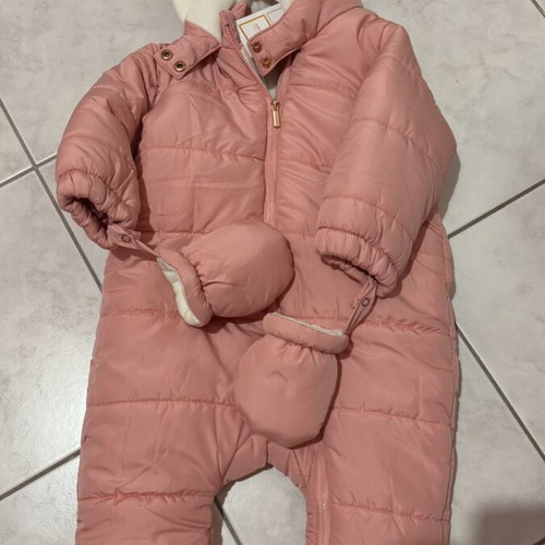Children's pink one-piece jacket new with tags, very warm