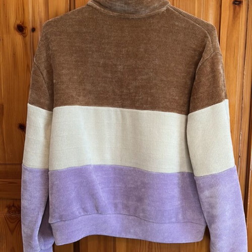 Bershka Long-Sleeve Shirt like new, multicolor, size S