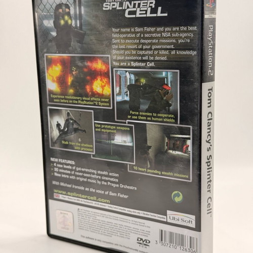 Tom Clancys Splinter Cell PlayStation 2 used