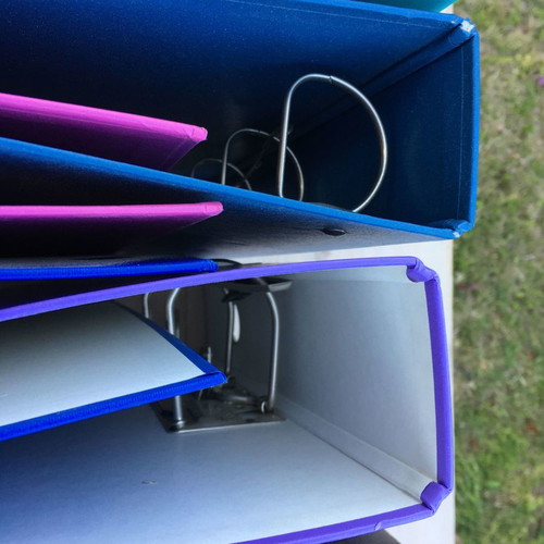 Folders used, about 100 pieces