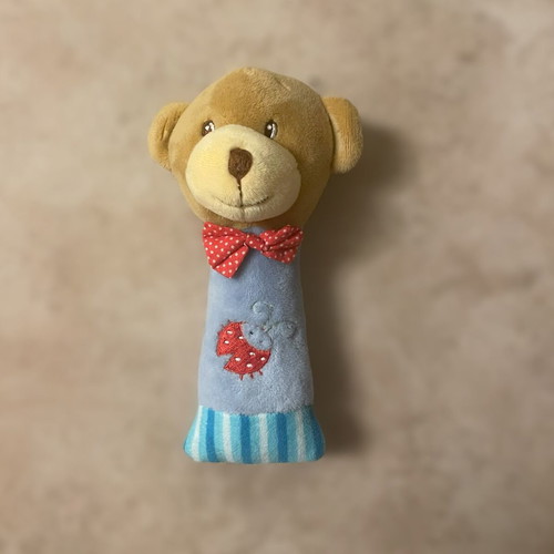 Plush bear rattle used 20cm
