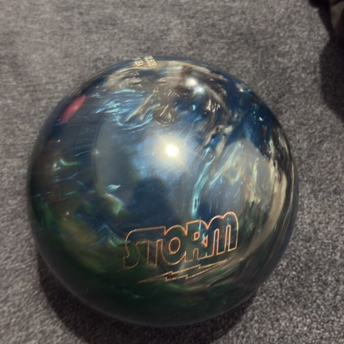 Bowling ball like new with holes