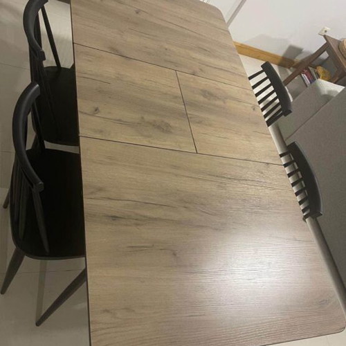Extendable dining table like new, M120/160 x W80 x H76 cm, brown
