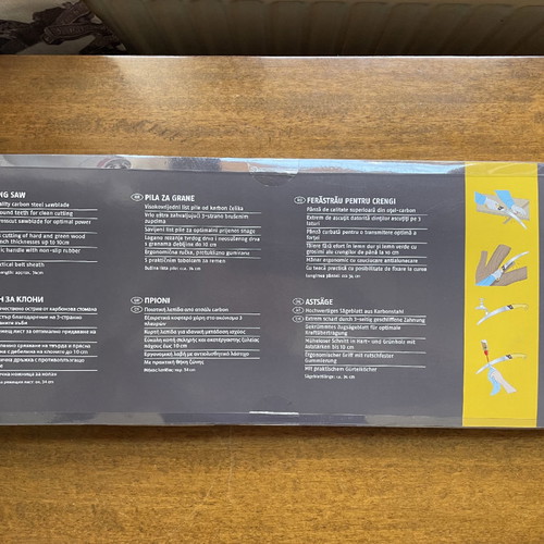 Pruning saw with 34cm blade length new