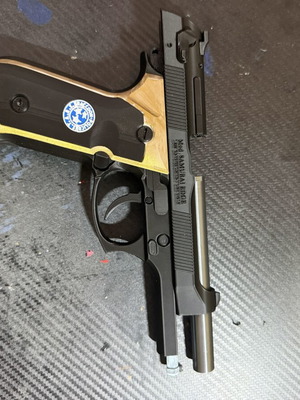 Samurai Edge handgun replica from Resident Evil 2, plastic 1:1 scale