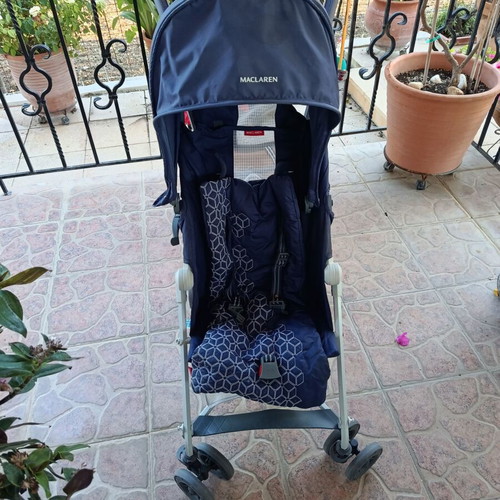 Pali wooden crib with storage and Maclaren baby stroller like new