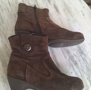 Μποτάκια καφέ boxer 37