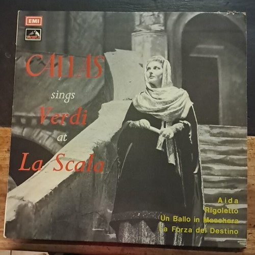 Callas Sings Verdi At La Scala vinyl record used, good condition
