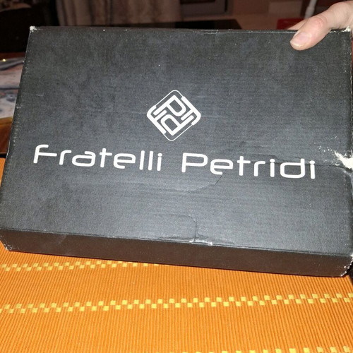 Fratelli Petridi women's leather sandals like new, black, size 37