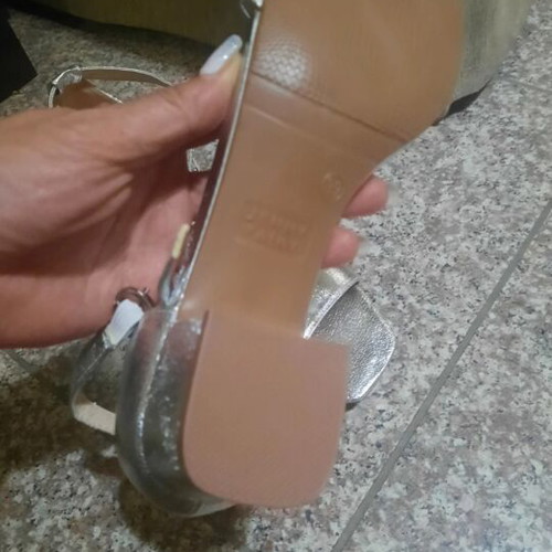 Jenny Fairy Silver Sandals like new, size 39