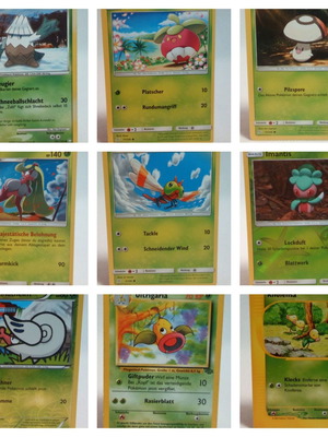 Κάρτες Pokemon μεταχειρισμένες, πακέτο 9 τεμαχίων με χρονολογία και έκδοση