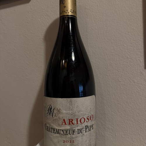 Rotem & Mounir Saouma Arioso Châteauneuf-du-Pape 2013 red wine, new