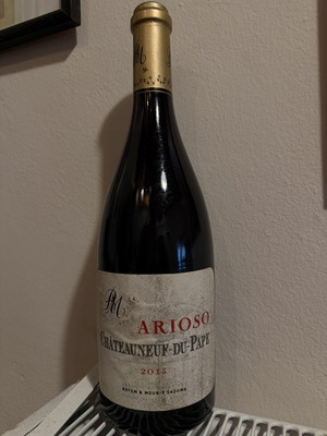 Rotem & Mounir Saouma Arioso Châteauneuf-du-Pape 2013 red wine, new