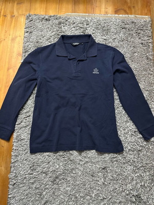 Admiral men's long-sleeve polo shirt used, blue, size M