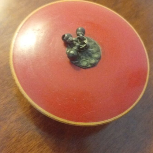 Antique collectible Indian handmade lacquer box like new