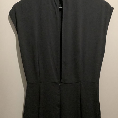 Zara jumpsuit like new dark blue with belt detail and metal buttons size S