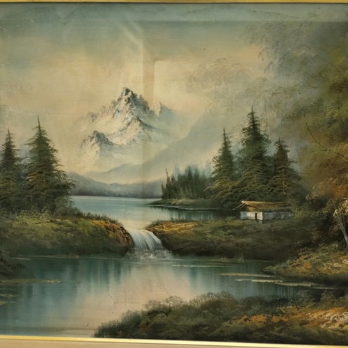 Painting like new, large with dimensions 1.31x0.72