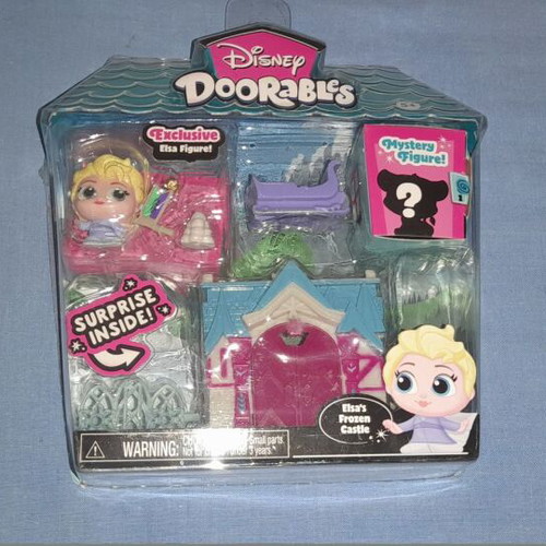 Disney Doorables Elsa's Frozen Castle new set with figures and houses