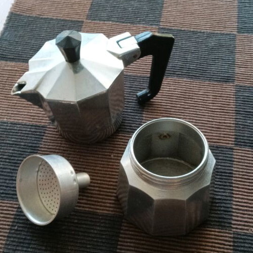 Butlers Hand Espresso Maker aluminum, like new, Italian