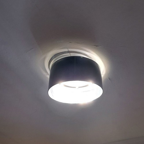 Ceiling light used, modern asymmetrical with 5 LED lamps