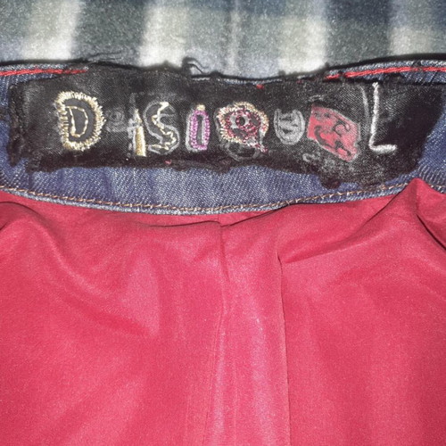 Desigual denim coat size S like new with denim bag