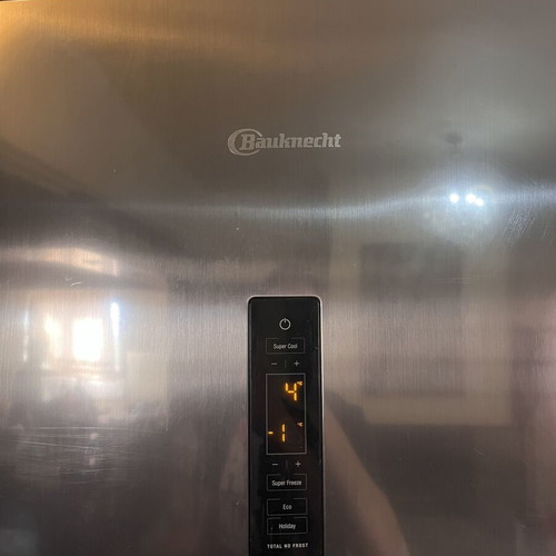 Bauknecht KGN ECO 20 A3+ IN refrigerator freezer used, inox finish
