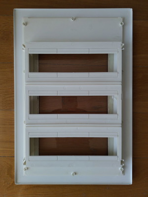 Geyer Electrical Panel Cover new, three rows 12 elements