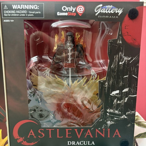 Dracula Castlevania PVC Diorama GameStop Exclusive like new