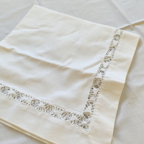 Square tablecloth large handmade