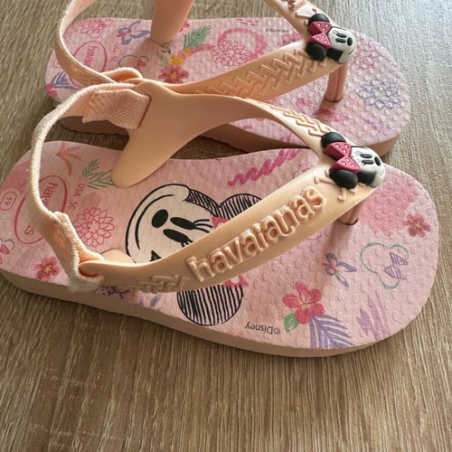 Βρεφικές Havaianas σαγιονάρες νούμερο 19 σαν καινούργιο με λάστιχο αφόρετες