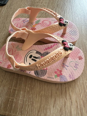 Βρεφικές Havaianas σαγιονάρες νούμερο 19 σαν καινούργιο με λάστιχο αφόρετες