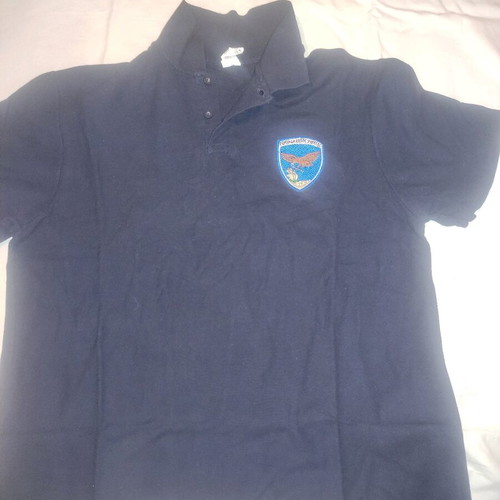Air Force Polo Shirt size L like new, deep blue