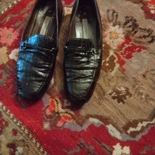 Emporio Armani brown leather shoes used size 40