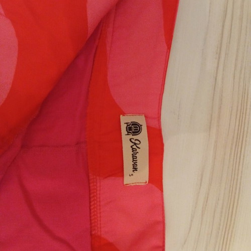 Karavan skirt small with zipper, red and pink