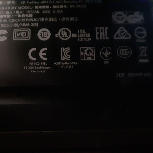 Hp Proone 400G1 business pc 19.5 like new
