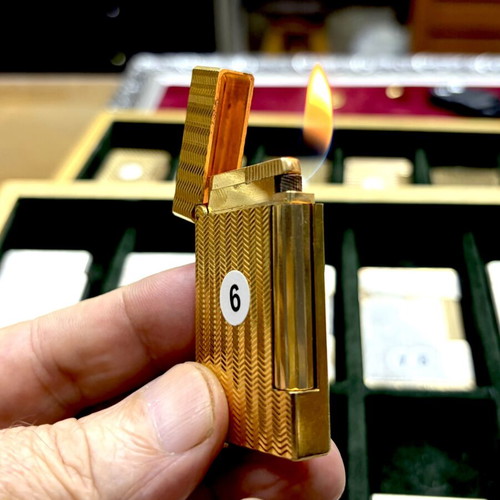 DuPont N6 Slim Gold Lighter like new
