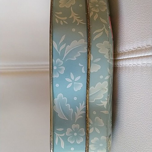 Collectible biscuit tin used, 1970s decade