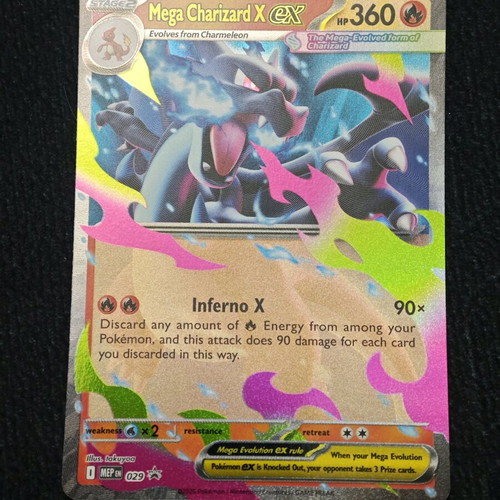 Pokémon Mega Charizard X EX Black Star Promo MEP 29