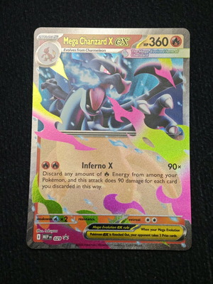 Pokémon Mega Charizard X EX Black Star Promo MEP 29